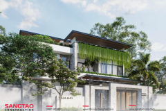 Biệt thự nhà vườn 2 tầng hiện đại: Tối giản thiết kế, tối đa không gian sống chất lượng - 1