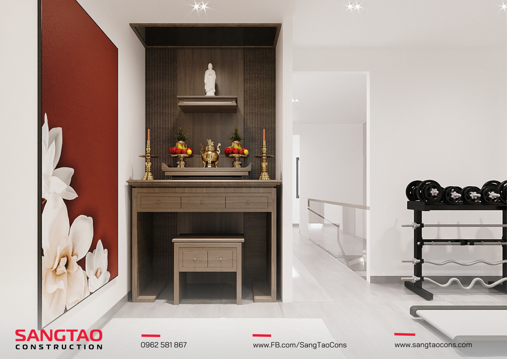 Độc đáo thiết kế lệch tầng cho căn nhà phố 4 tầng hiện đại, phong cách 21 Độc đáo thiết kế lệch tầng cho căn nhà phố 4 tầng hiện đại, phong cách - 6