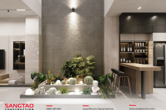 Độc đáo thiết kế lệch tầng cho căn nhà phố 4 tầng hiện đại, phong cách - 4