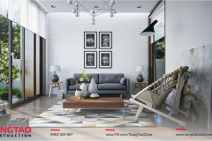 Đốn tim với kiến trúc nhà cấp 4 mái Thái, kết hợp sân vườn hiện đại - 4