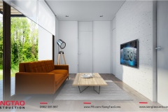Đốn tim với kiến trúc nhà cấp 4 mái Thái, kết hợp sân vườn hiện đại - 6