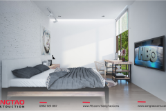 Đốn tim với kiến trúc nhà cấp 4 mái Thái, kết hợp sân vườn hiện đại - 11