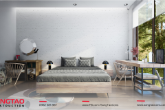 Đốn tim với kiến trúc nhà cấp 4 mái Thái, kết hợp sân vườn hiện đại - 15