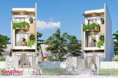 Giải quyết bài toán diện tích hẹp với ngôi nhà phố 3 tầng mặt tiền 4m rộng rãi và thoáng mát - 1