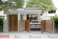 Hớp hồn bởi không gian sống tối giản, tiện nghi của căn nhà cấp 4 phong cách Nhật - 1