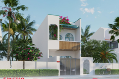 Nhìn là mê với thiết kế nhà phố 2 tầng sang trọng chỉ với 1,5 tỷ đồng tại Đồng Nai - 2