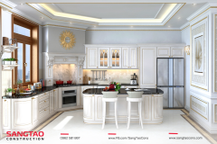 Vẻ đẹp vượt thời gian của thiết kế nhà phố 3 tầng tân cổ điển gam màu trắng sang trọng, tiện nghi - 6