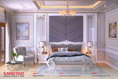 Vẻ đẹp vượt thời gian của thiết kế nhà phố 3 tầng tân cổ điển gam màu trắng sang trọng, tiện nghi - 15