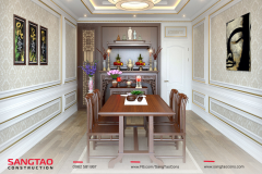 Vẻ đẹp vượt thời gian của thiết kế nhà phố 3 tầng tân cổ điển gam màu trắng sang trọng, tiện nghi - 25