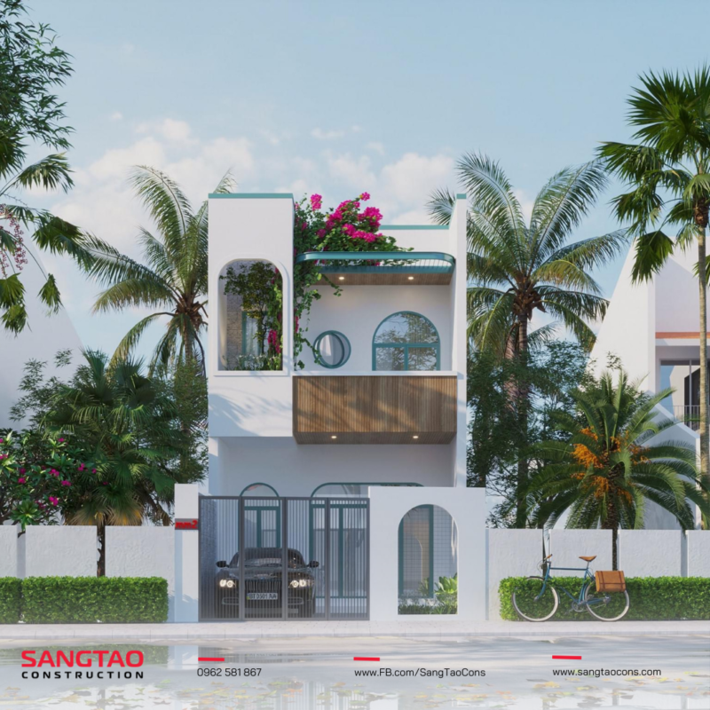 Nhìn là mê với thiết kế nhà phố 2 tầng sang trọng chỉ với 1,5 tỷ đồng tại Đồng Nai 1 Nhìn là mê với thiết kế nhà phố 2 tầng sang trọng chỉ với 1,5 tỷ đồng tại Đồng Nai - XÂY DỰNG SÁNG TẠO