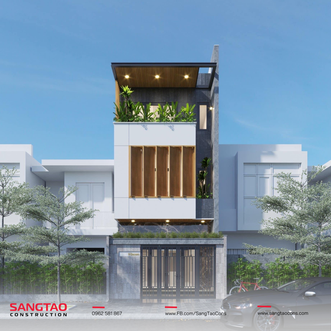 nhà phố 3 tầng