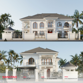Hòa quyện vẻ đẹp thiên nhiên cùng biệt thự phong cách tân cổ điển 200m2 cho đại gia đình